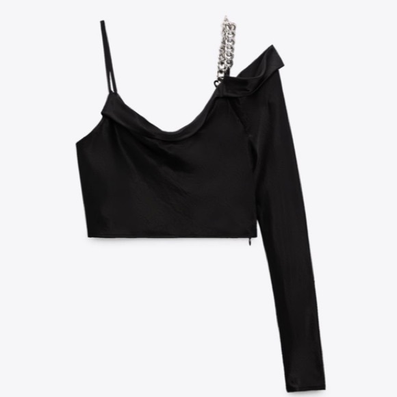 ASYMMETRIC CHAIN TOP - Picture 2 of 4